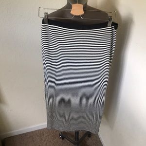 Gap Striped Maxi Skirt